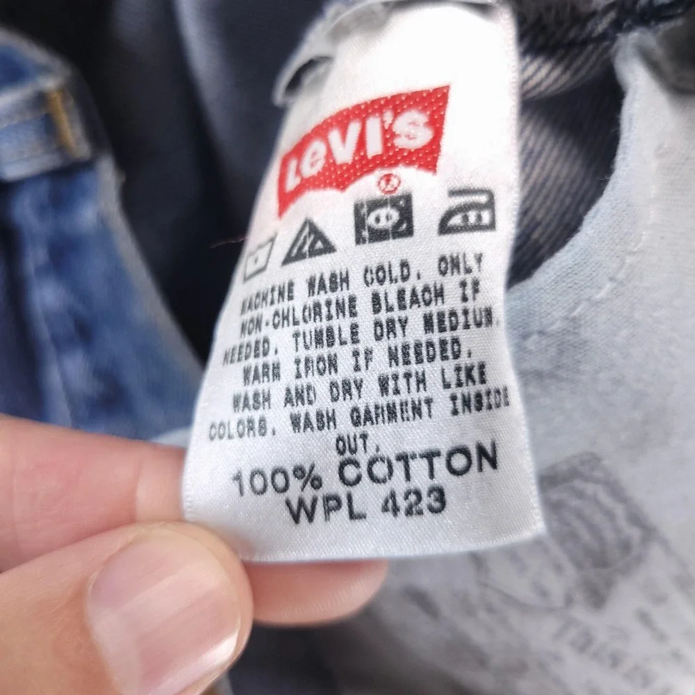 Levis 501 Jeans Mens 36x32 Blue Regular Straight Medium Wash Denim Button Fly